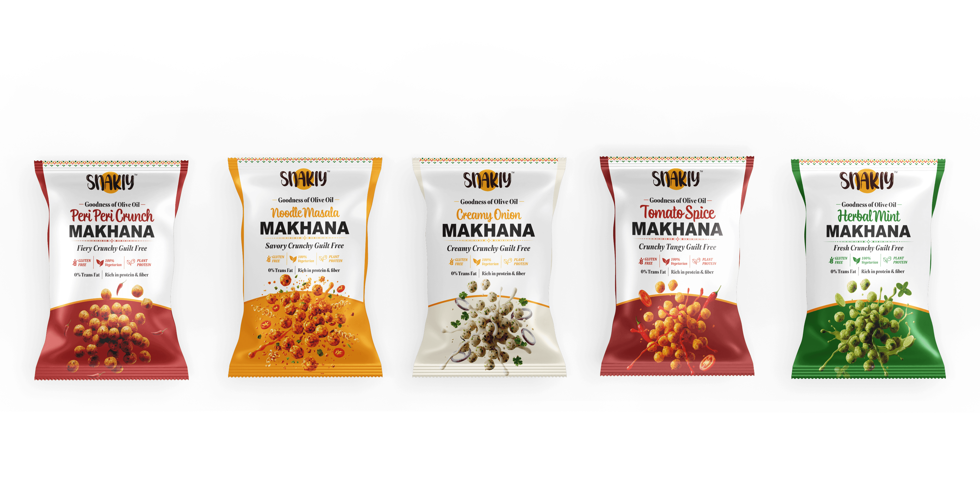 Snakiy makhana assortment